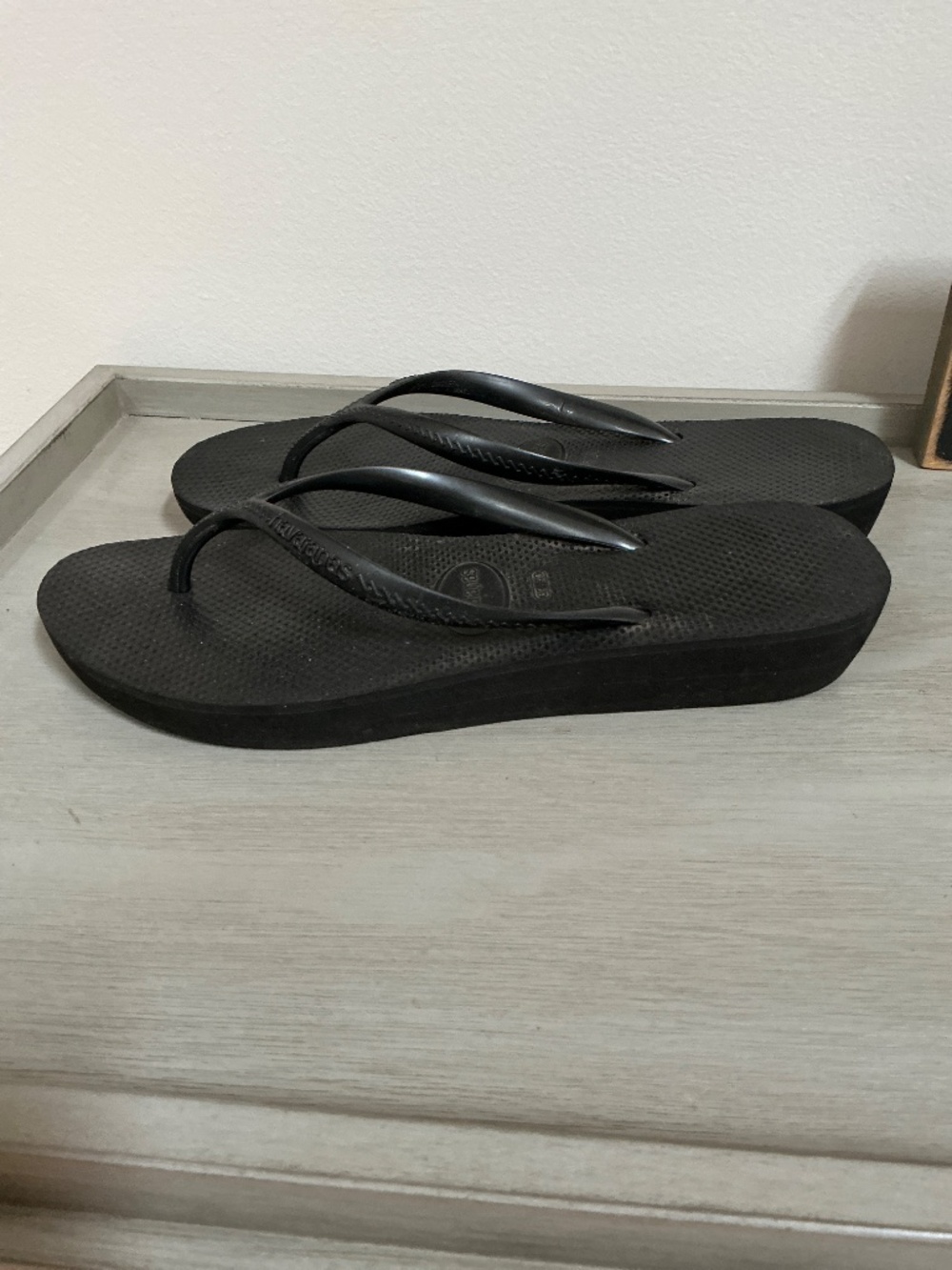 Havaianas flip flop 39/40 black - Picture 3 of 3